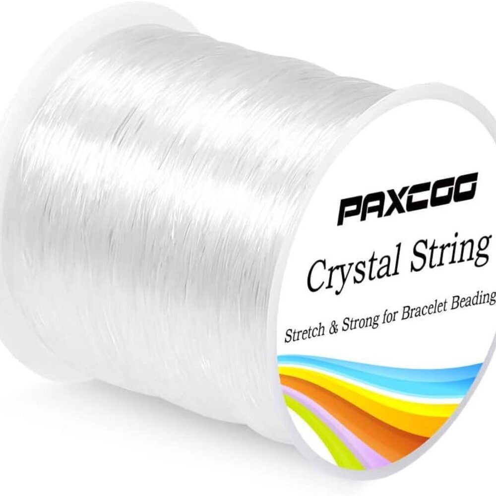 0.8mm Elastic String, Stretchy Bracelet String Crystal String Bead Cord for Brac